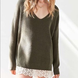 Green Urban Outfitters Sweater